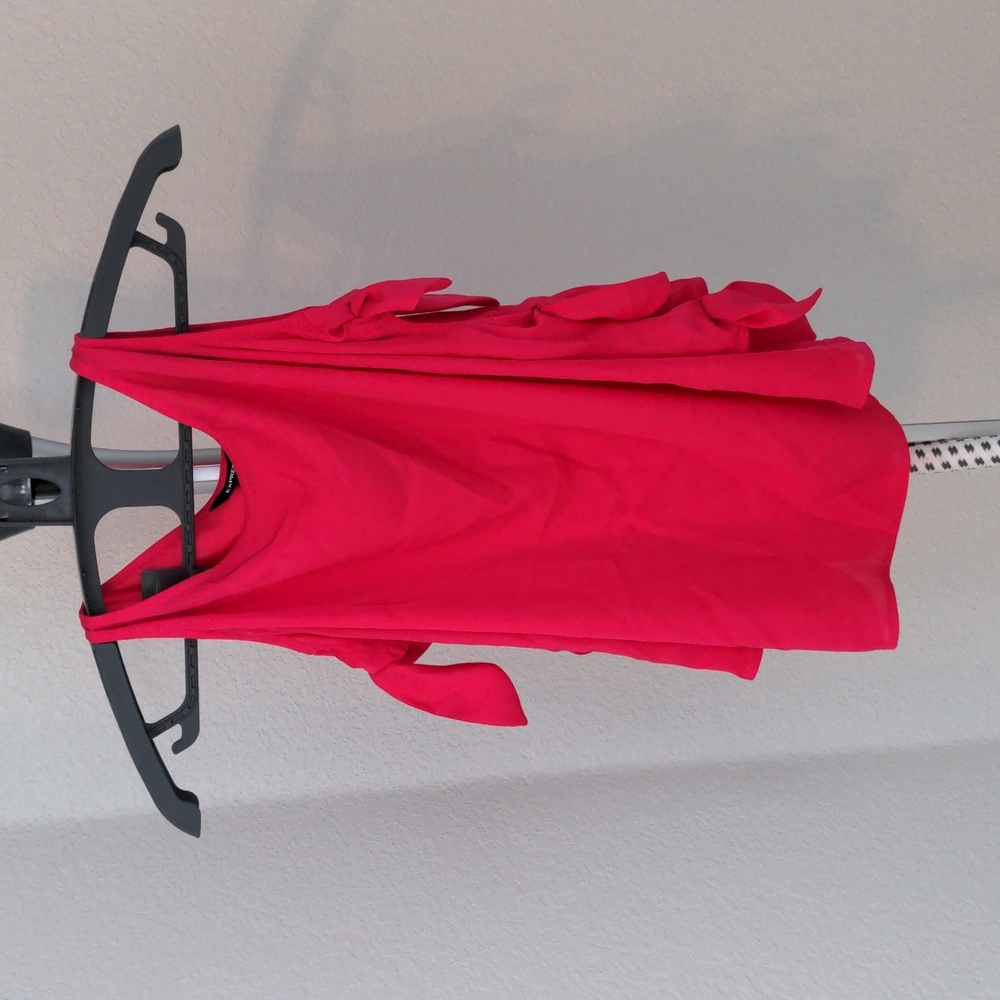 Express pink blouse with bow sleeves size small